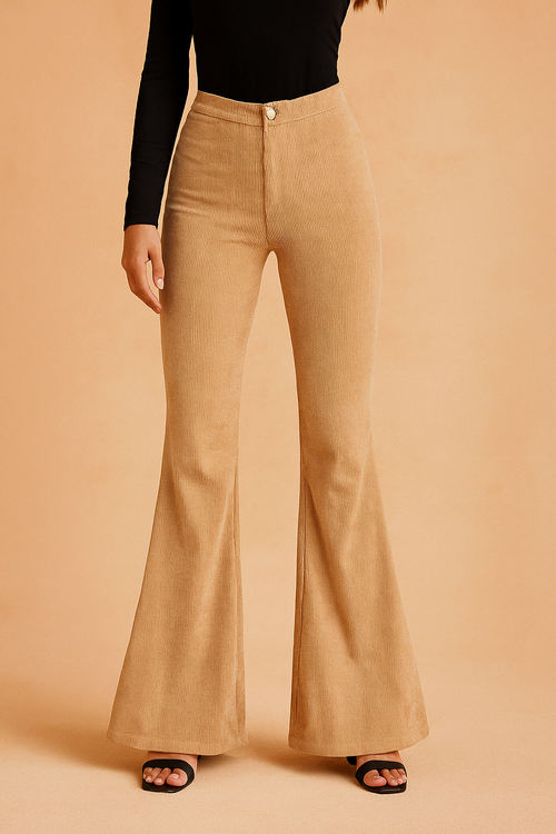 Celina | Bukser Dame med Klokkebund i Elegant Design 0