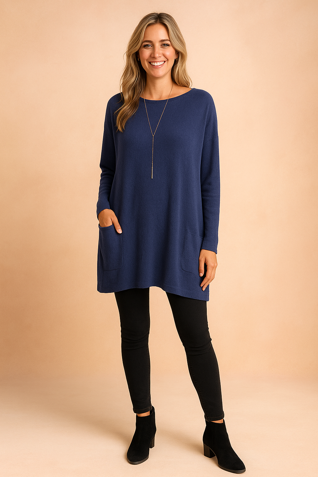 Oversized Sweater with Pockets for Everyday Wear 3