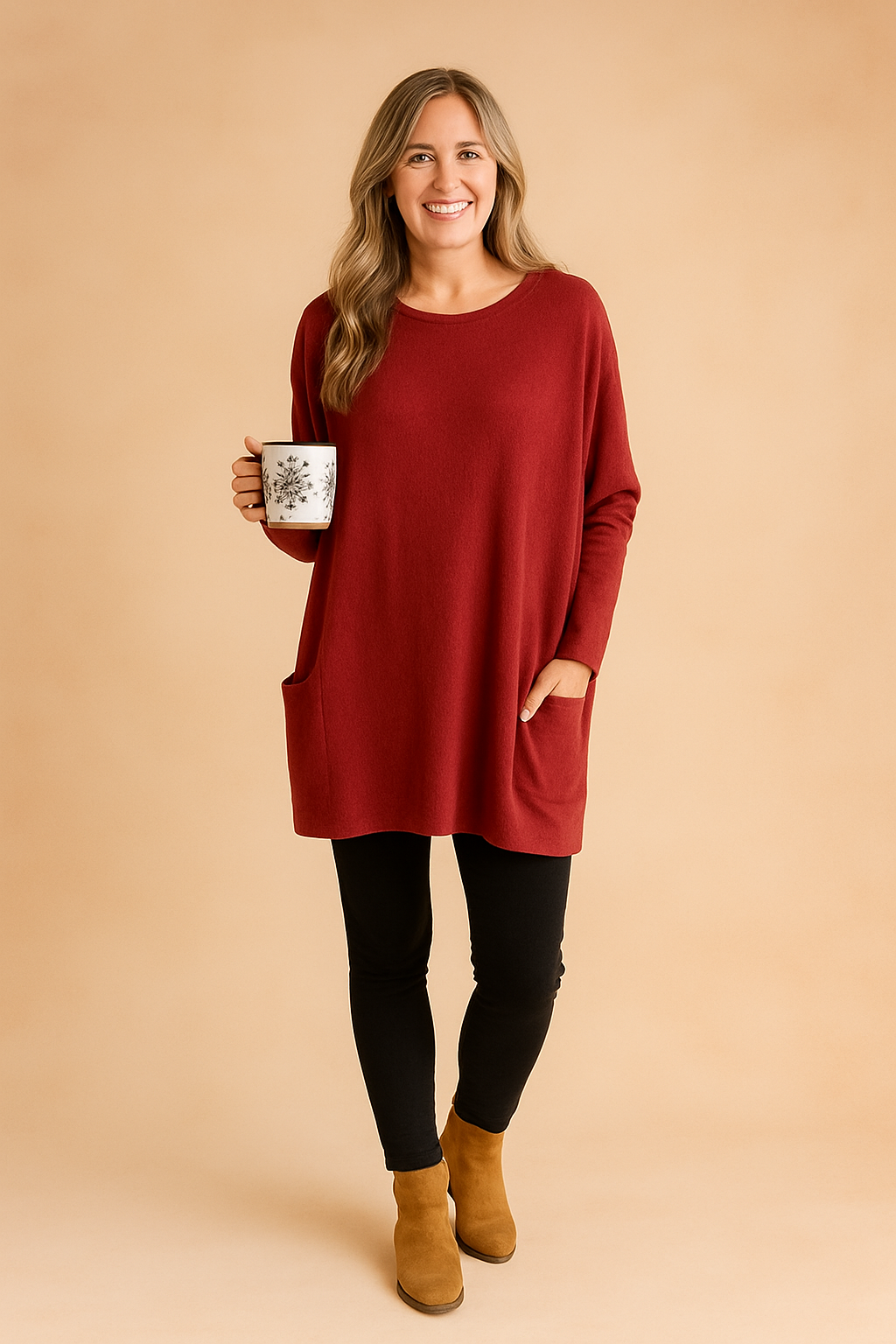 Oversized Sweater with Pockets for Everyday Wear 4