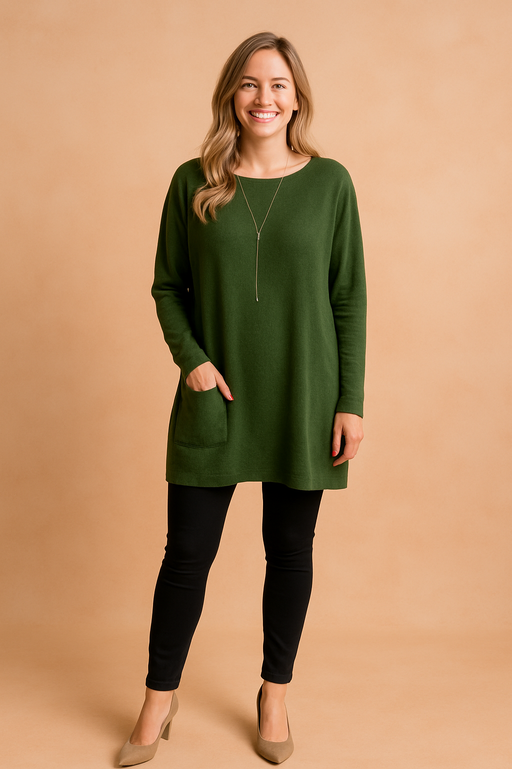 Oversized Sweater with Pockets for Everyday Wear 7